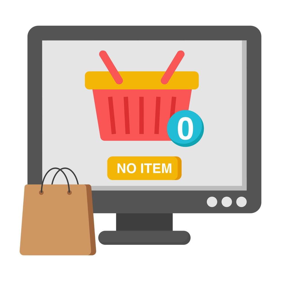 Premium design icon of shopping basket vector