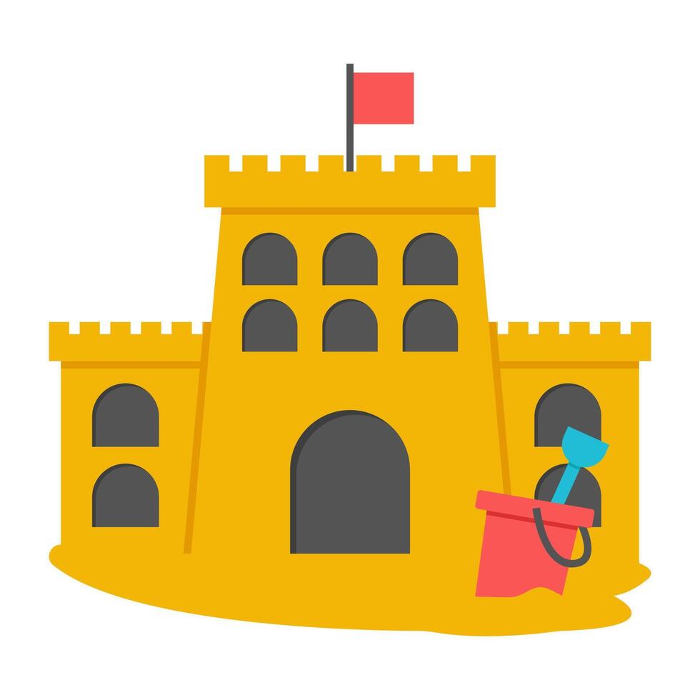 Premium download icon of castle vector