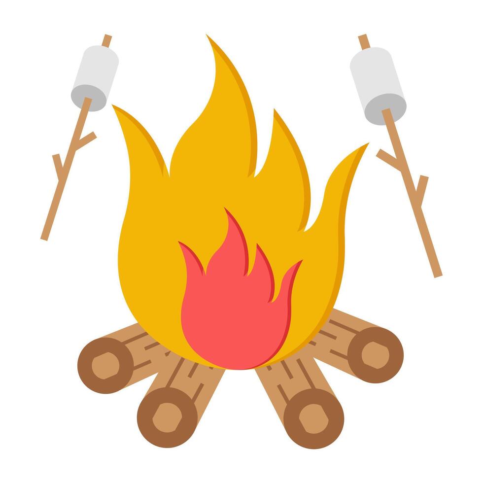 Perfect design icon of fireplace vector