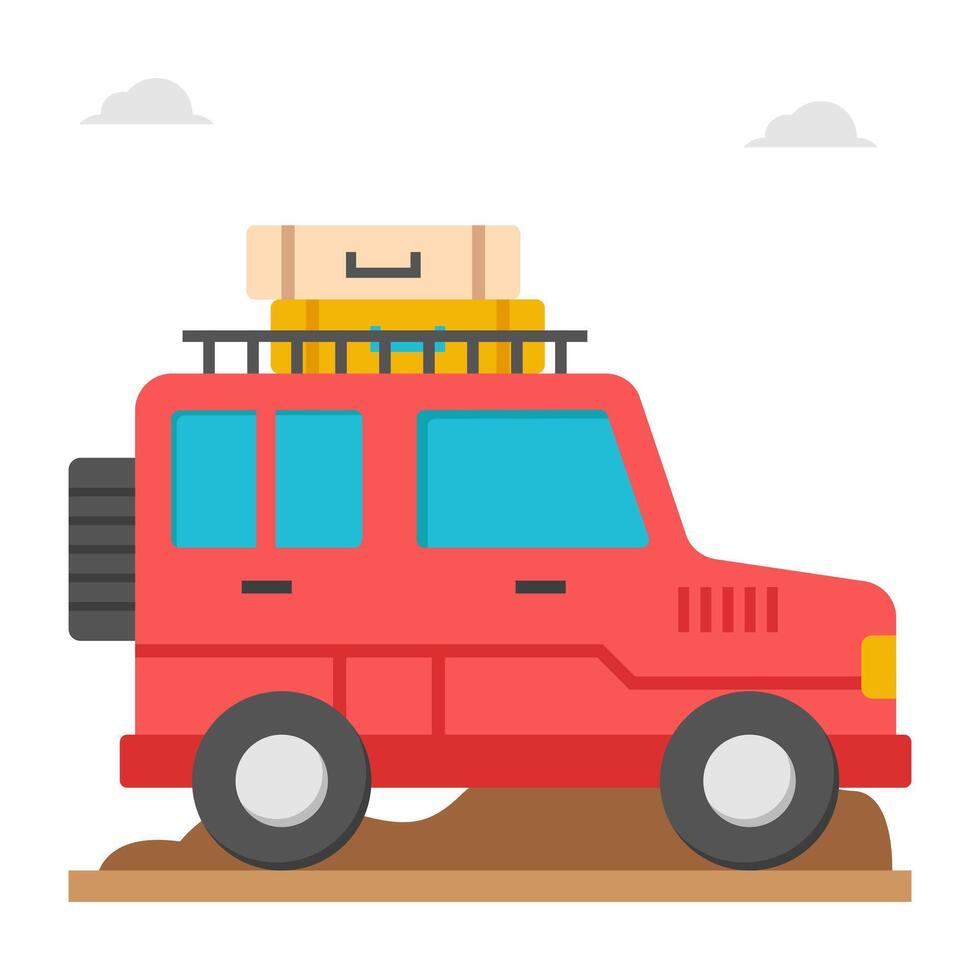 Premium download icon of road trip vector