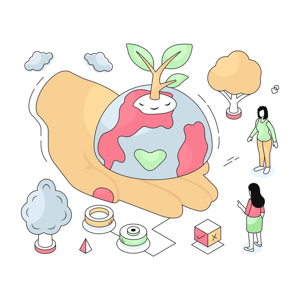 design of global care vector