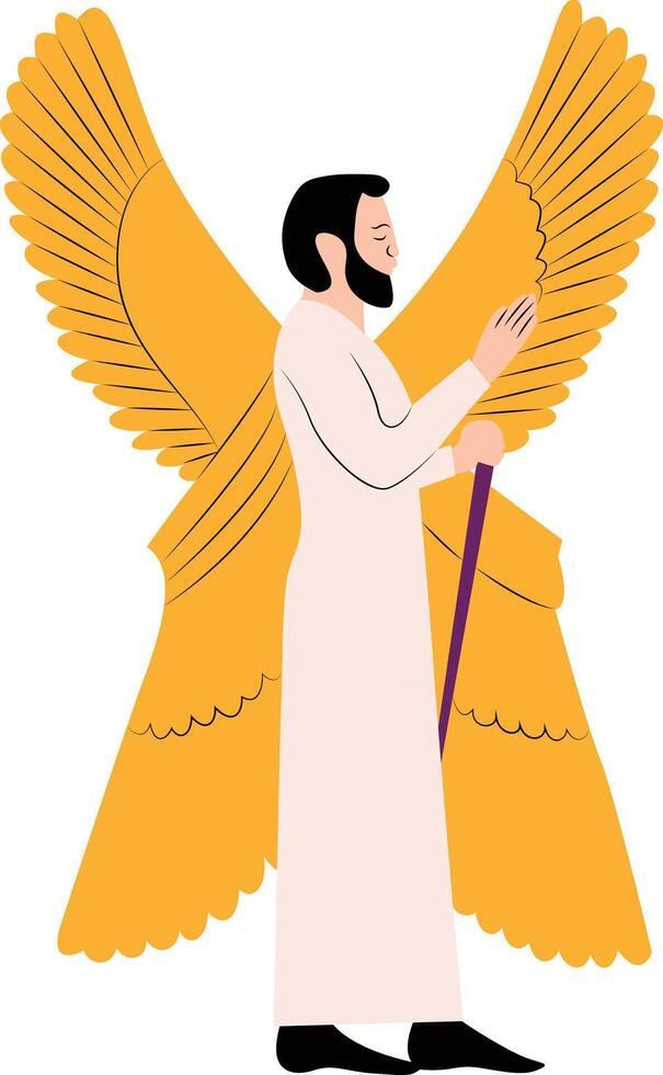 Icarus hand drawn vector