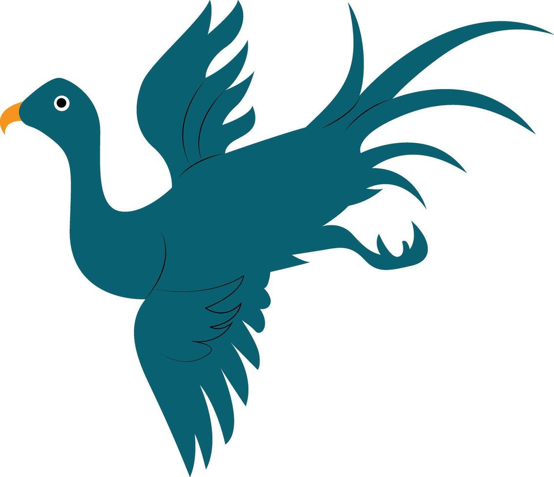 The Aamin Bird hand drawn vector