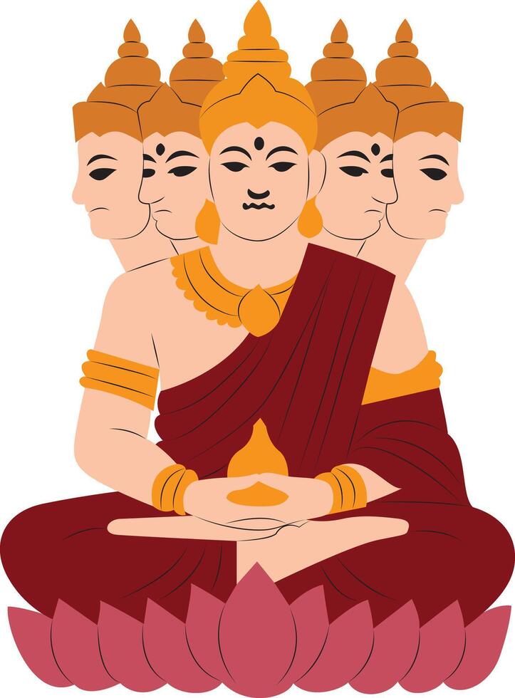 Phra Phrom Brahma vector