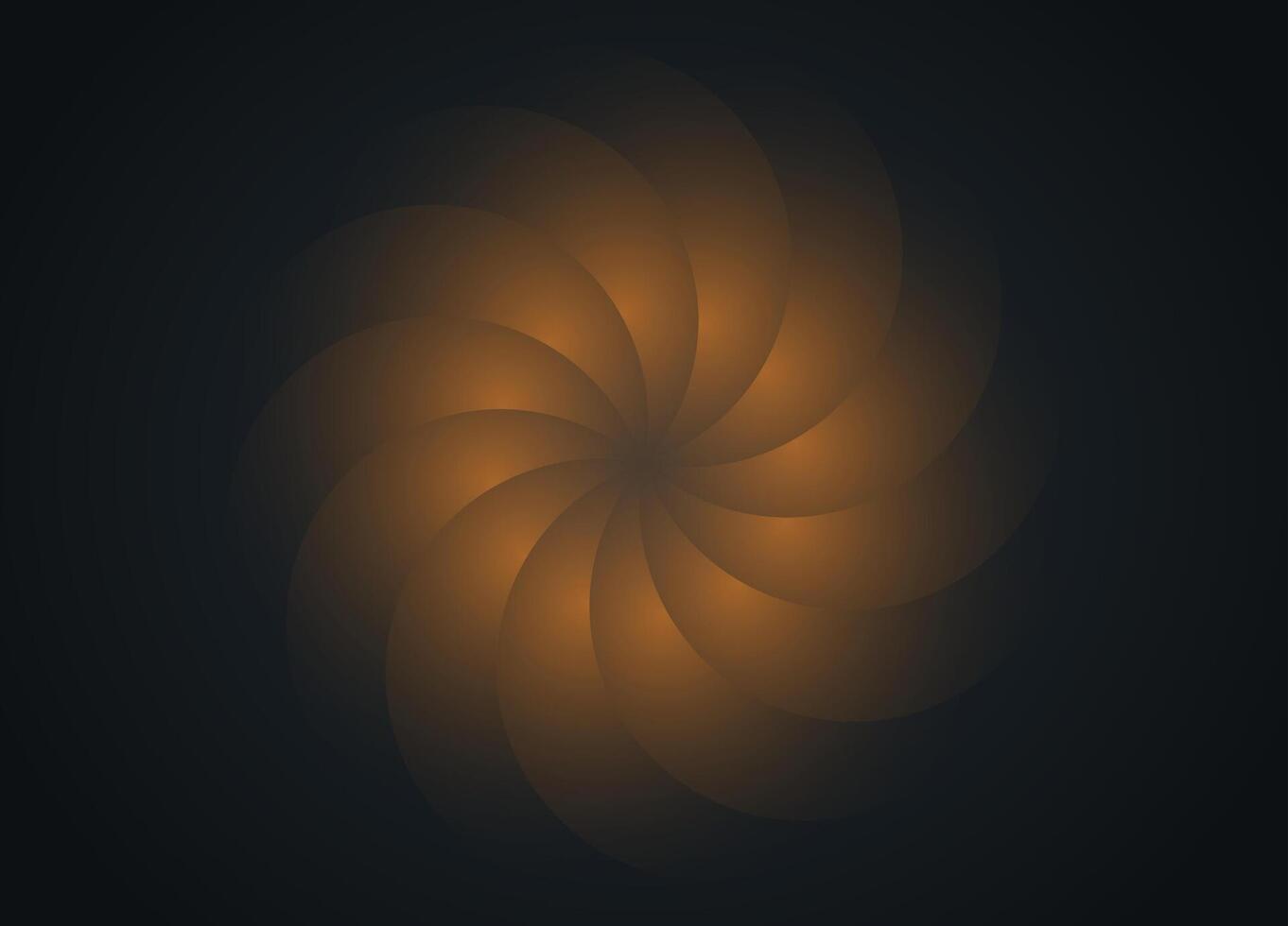 Gold Luxury Sacred Mandala template. Flower round design element isolated on black background. Circle pattern in light golden color for logo, monogram, web design, decoration, business vector