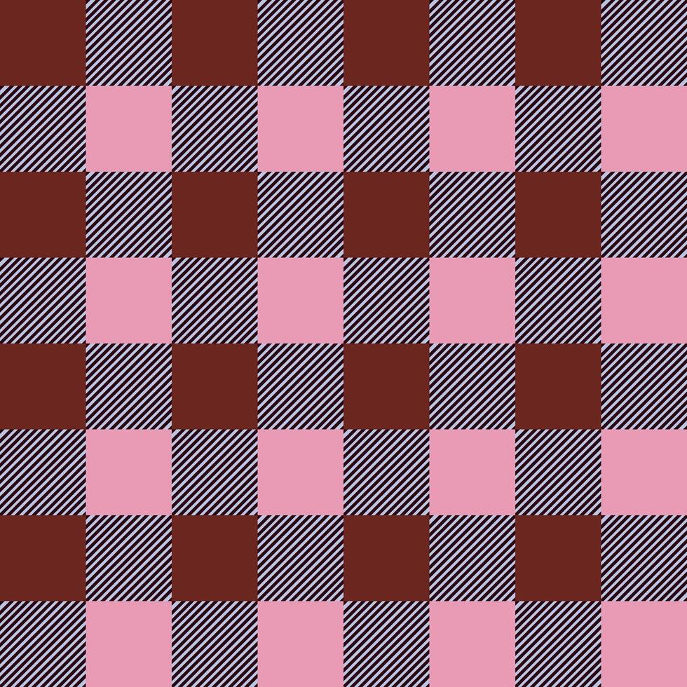 Red and black seamless checked pattern with a retro and vintage design vector