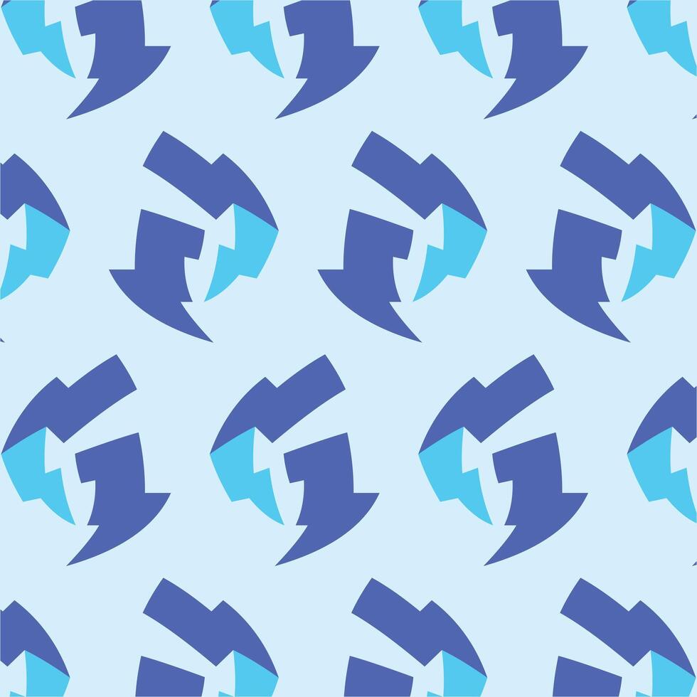 Letter G thunder pattern background design template vector