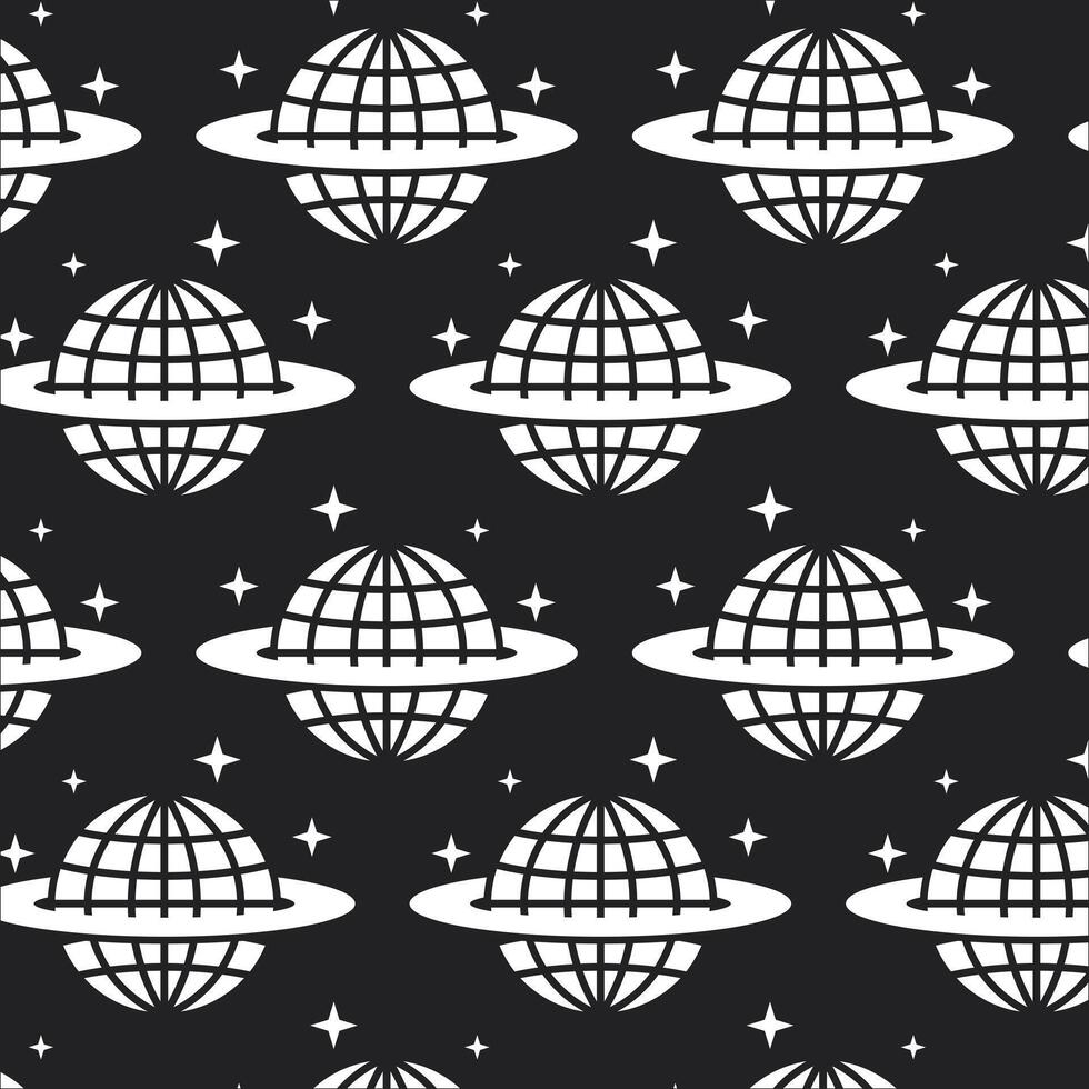 Global Space pattern background illustration design template vector