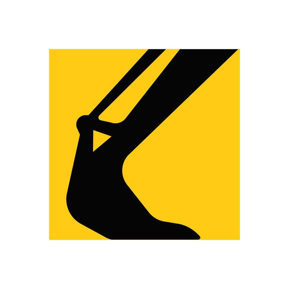 Excavator construction logo design, excavator logo element heavy equipment work. transportation vehicle mining. vector