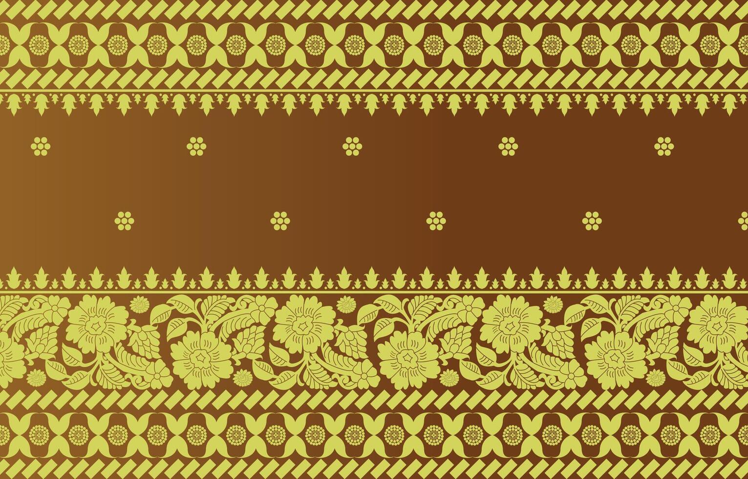 creative indian saree border vector