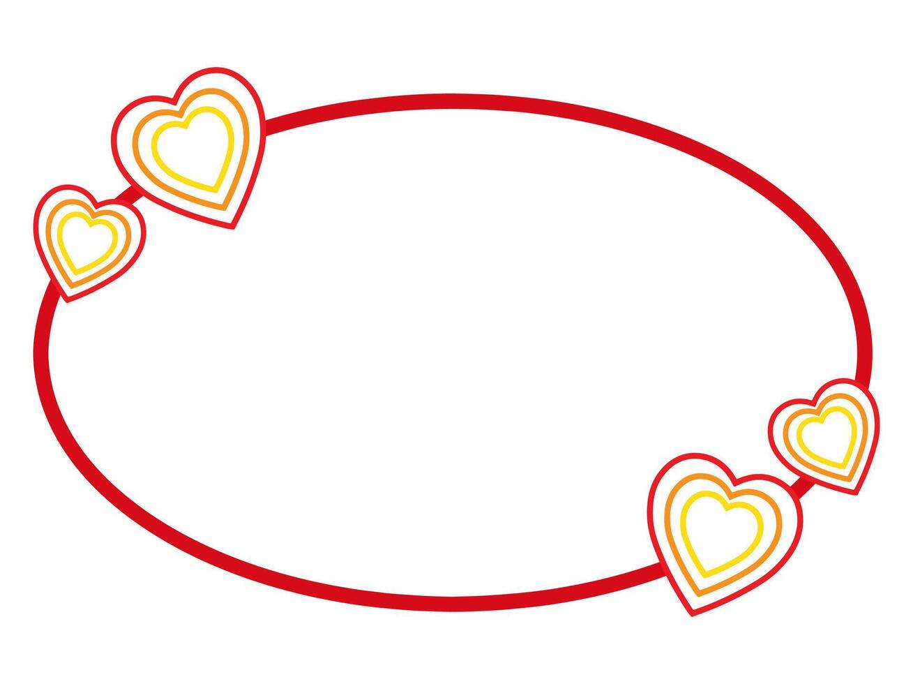 Frame Background Valentines Day Illustration vector