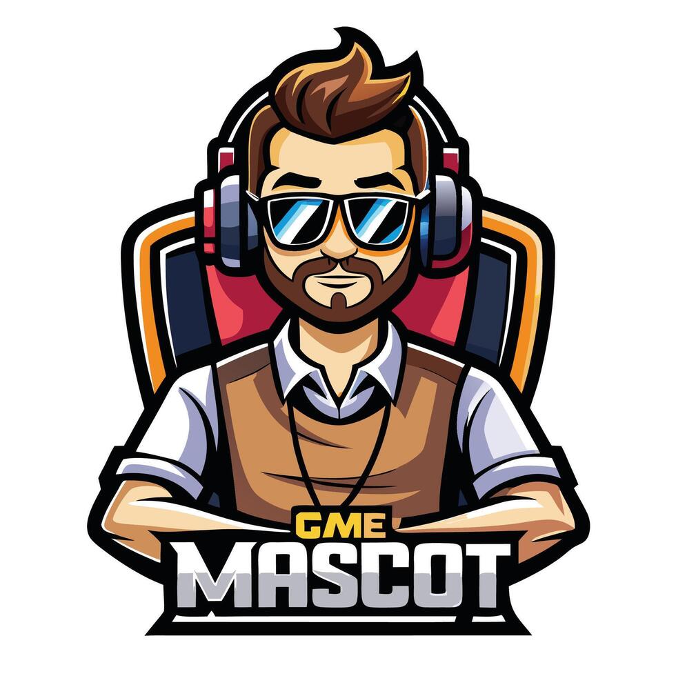 the logo for game mascoot vector