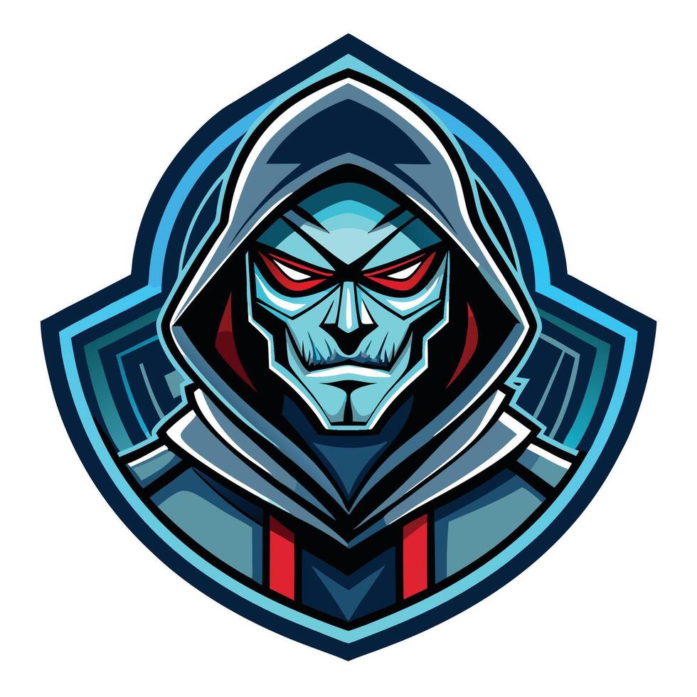 the evil grim reaper mascot vector