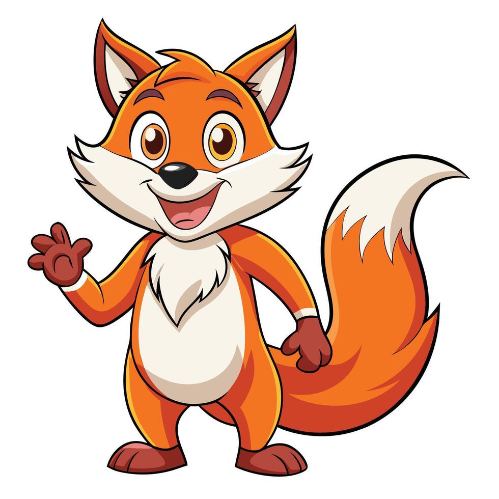 fox art illustration vector