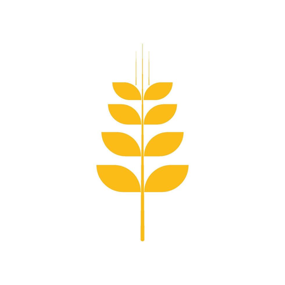 Rice Grain logo vector