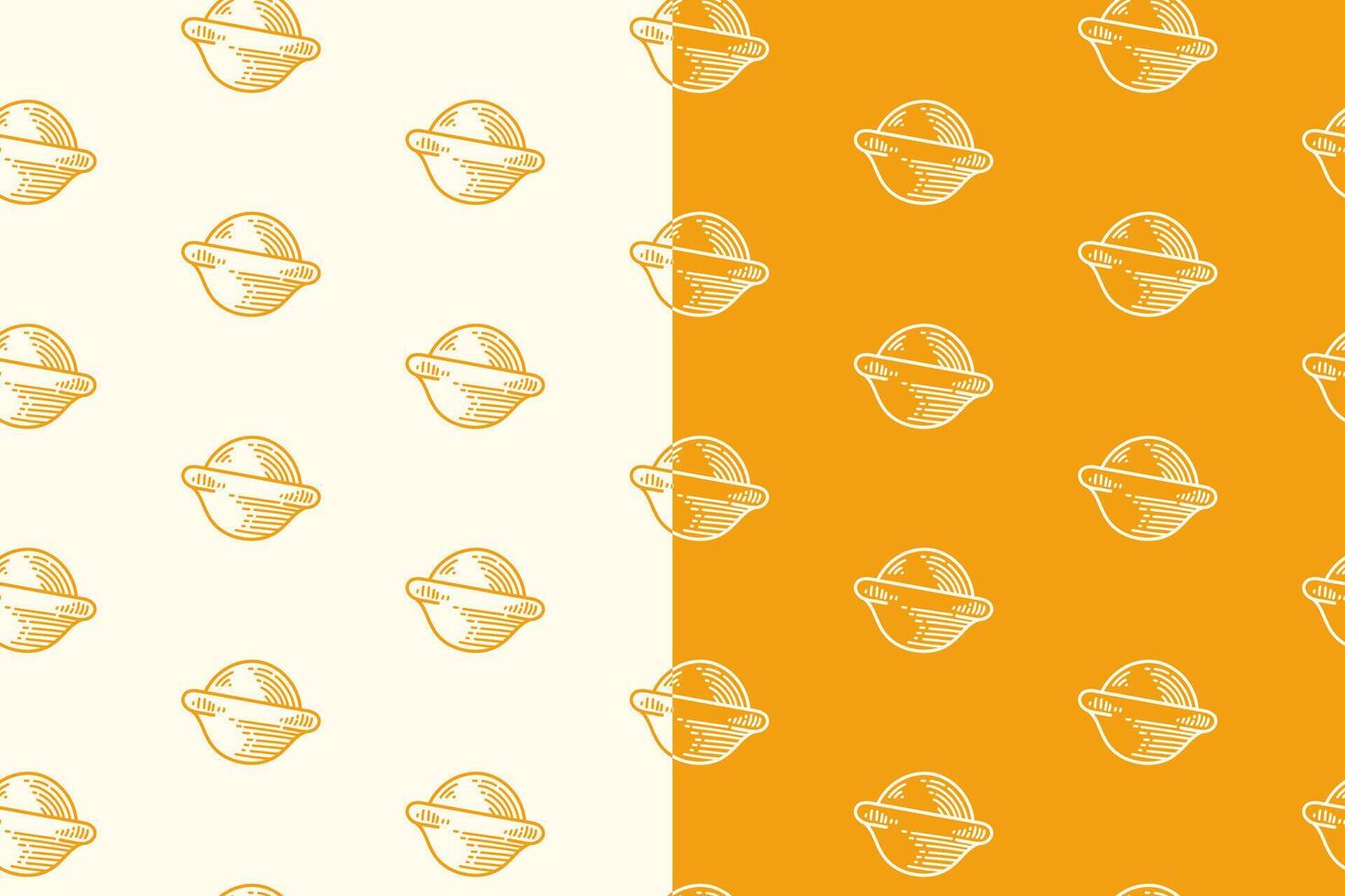 yuan bao chinese gold seamless pattern on yellow background set. retro chinese gold ingot background. engraving asian yuanbao gold wallpaper. pattern background with chinese yuan bao gold ingot. vector