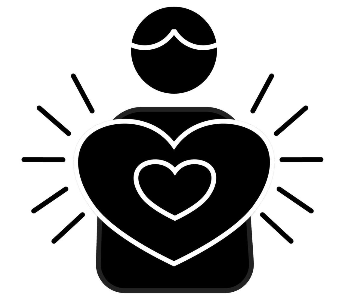 Healthy icon. Healthcare and medical icon. solid icon style vector