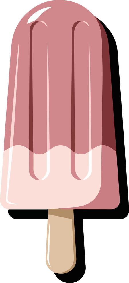 sticker for ice cream clipart vector