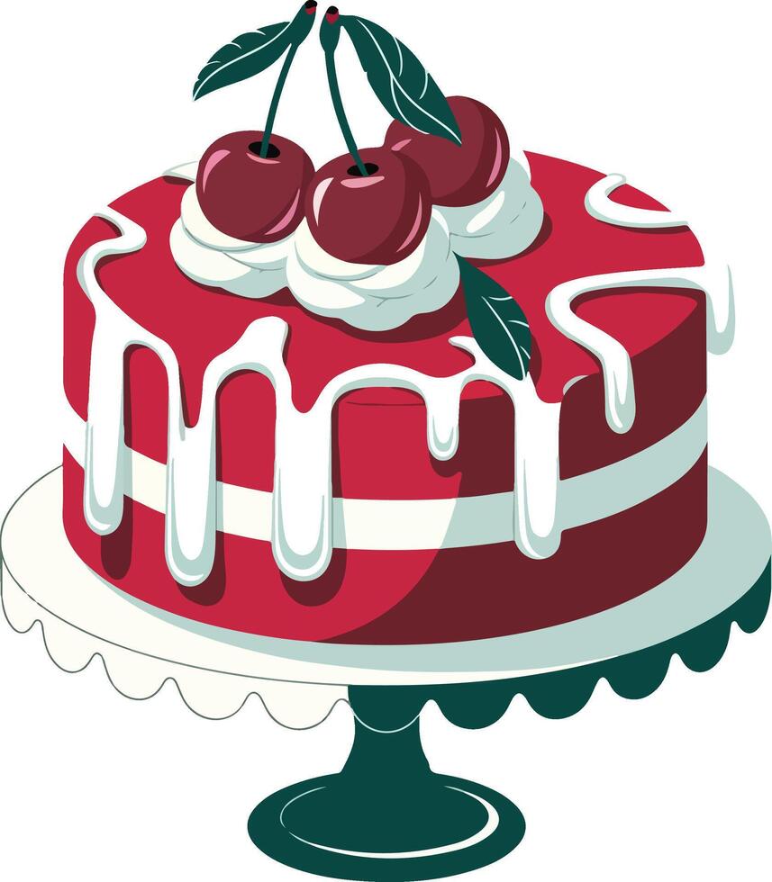 cake for Celebration party vector