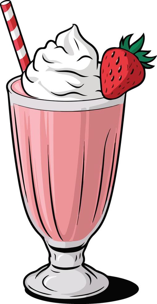 Strawberry Swirls with Chocolate vector