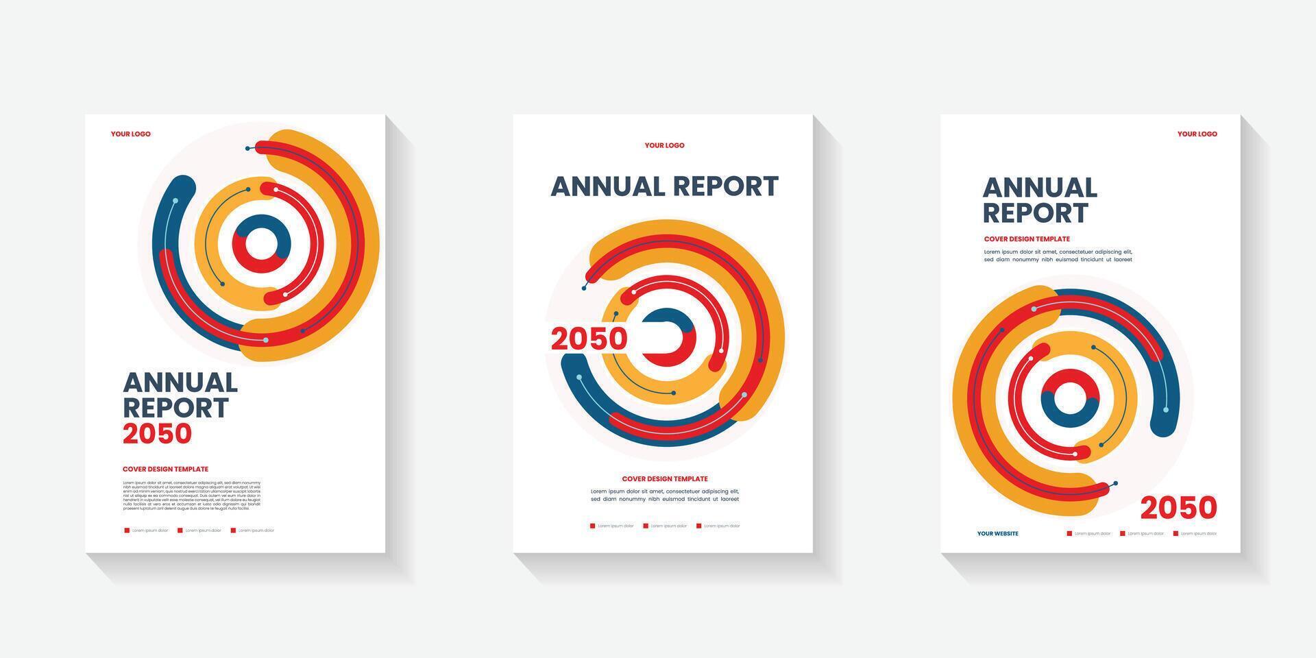 Modern And Professional Template for Flyers, Annual Reports, Magazines, And Business Catalogs. vector