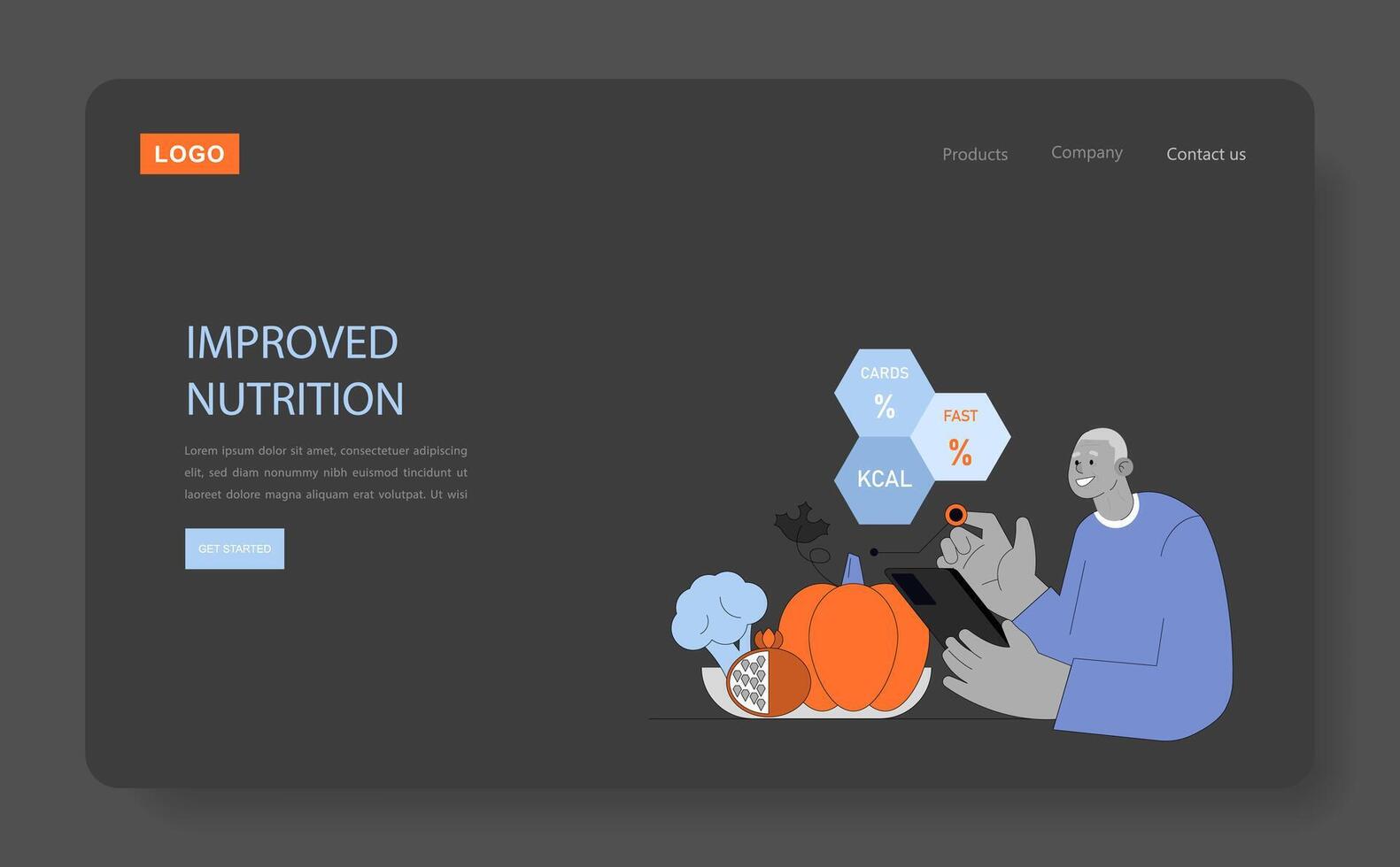 Causes Affecting Human Longevity. Flat Illustration vector