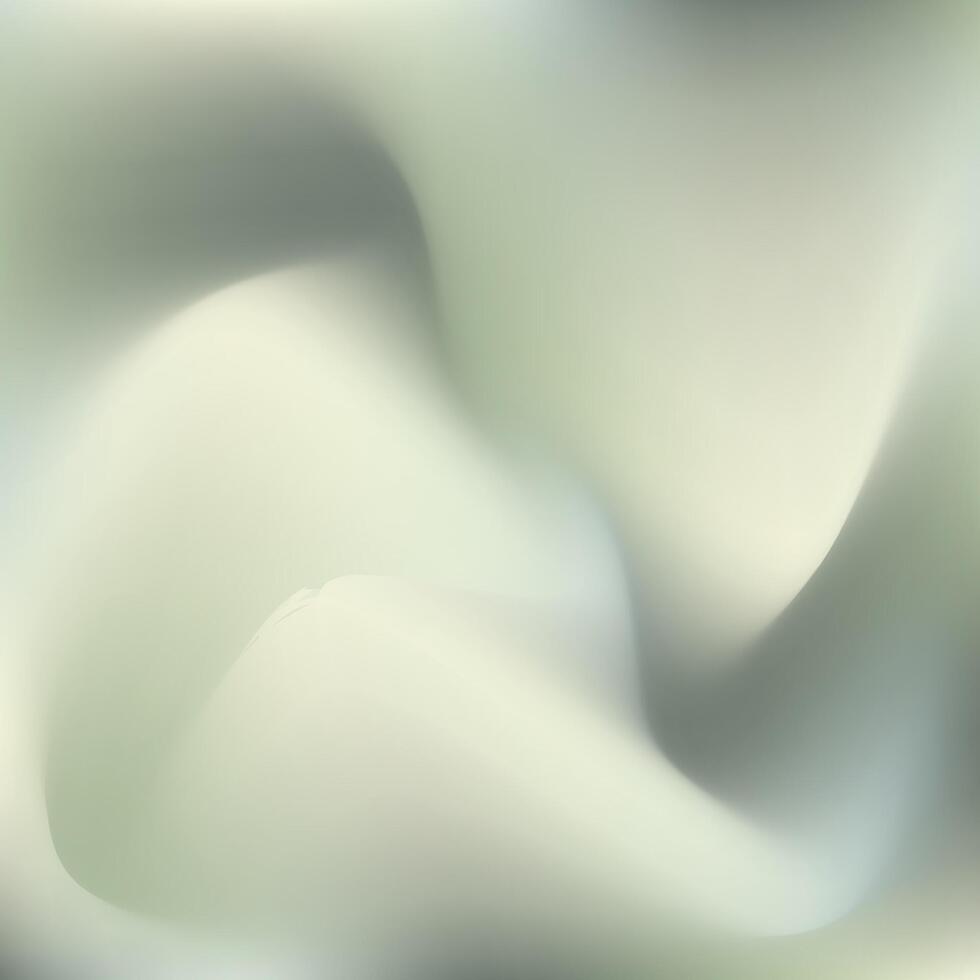 Abstract background with white and green swirls vector