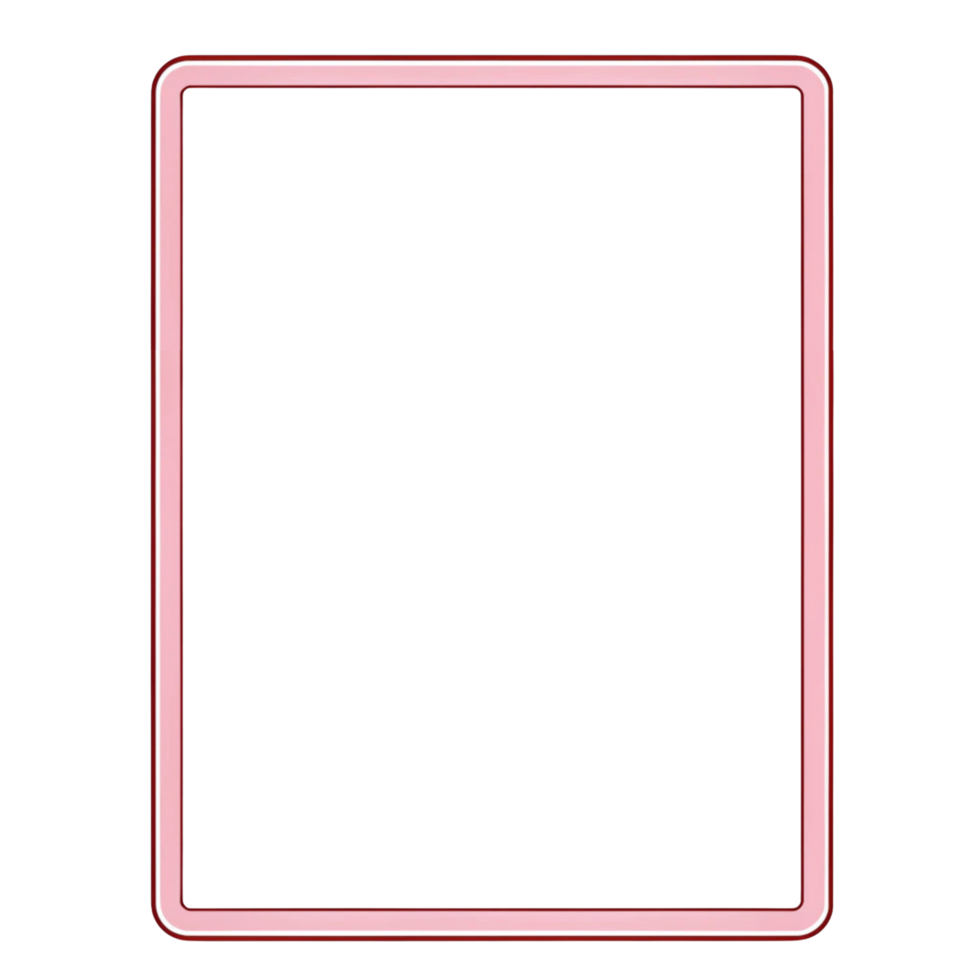 Simple Pink Frame for Creative Projects png