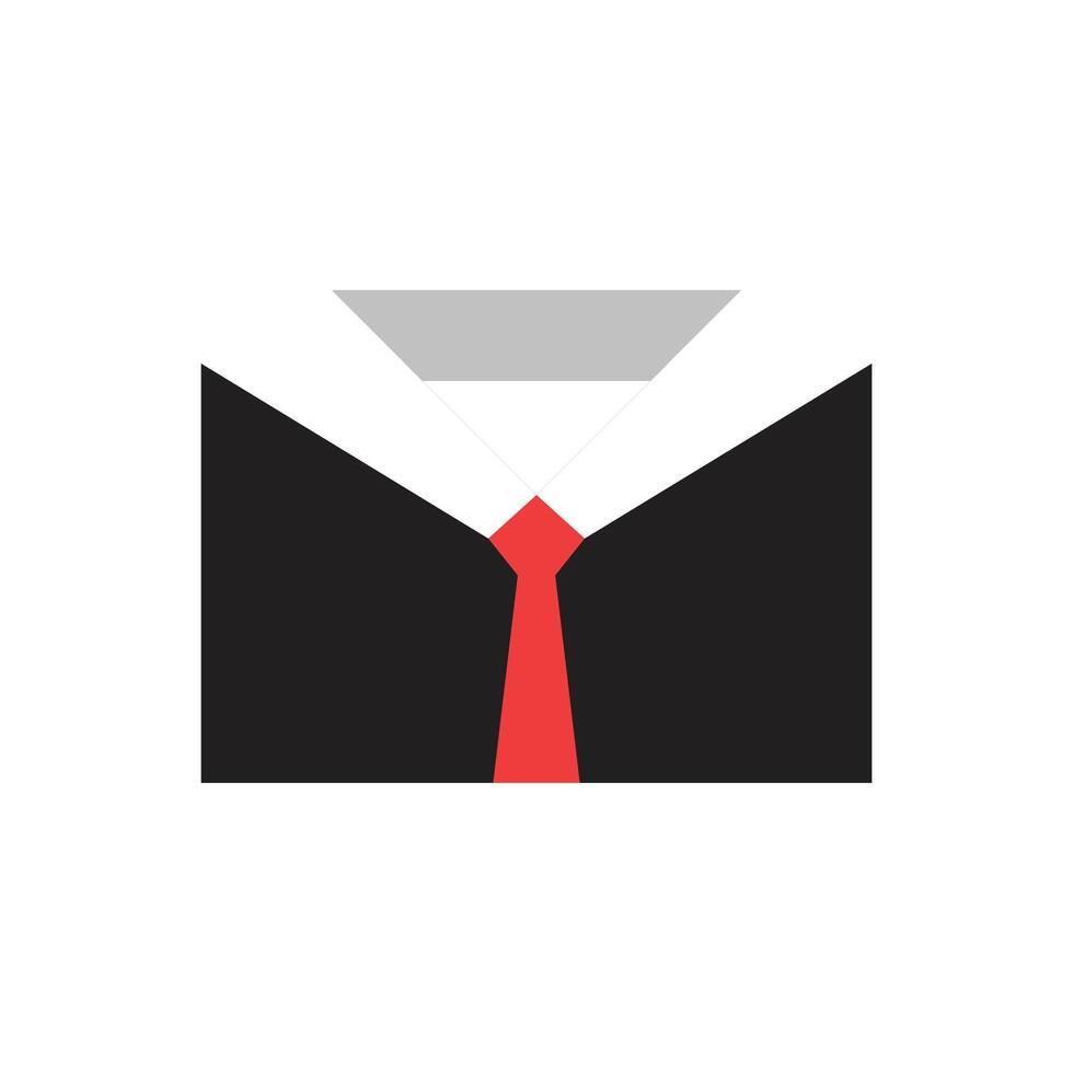 Logo suit square rectangle fashion unique design with blank background vector
