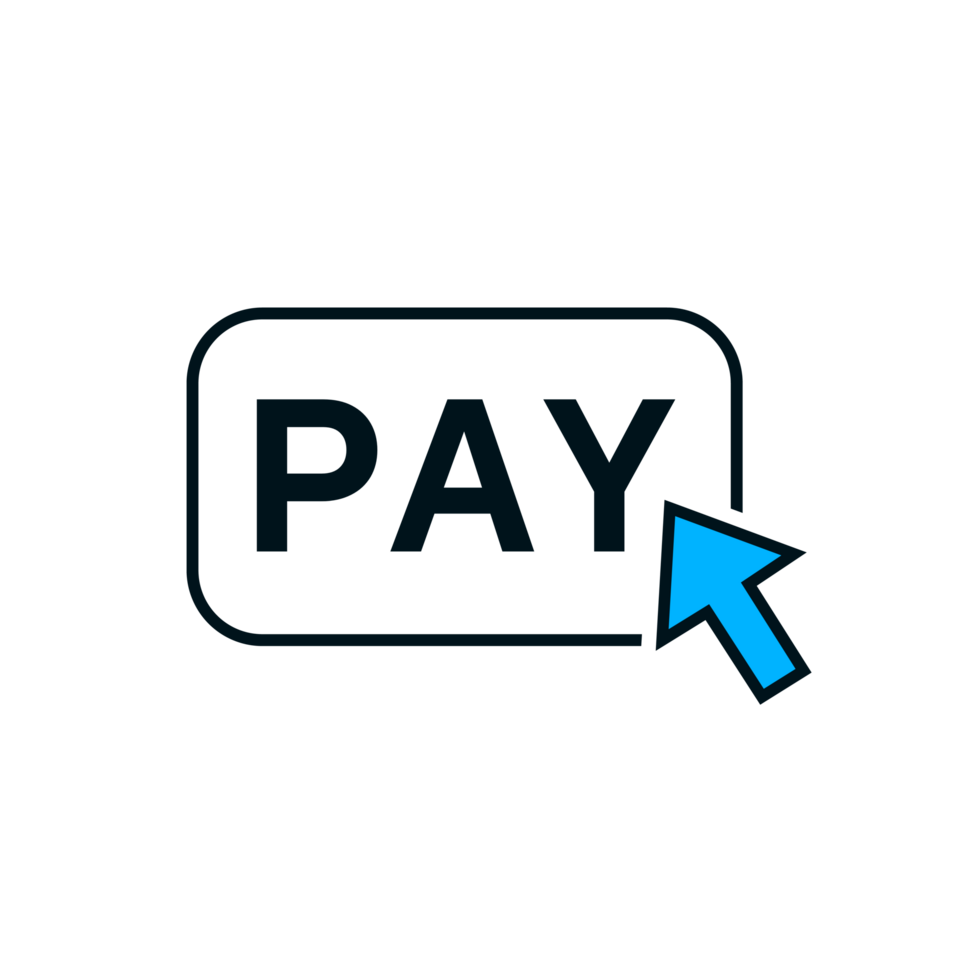 illustration of pay now button for websites and graphic resources. png