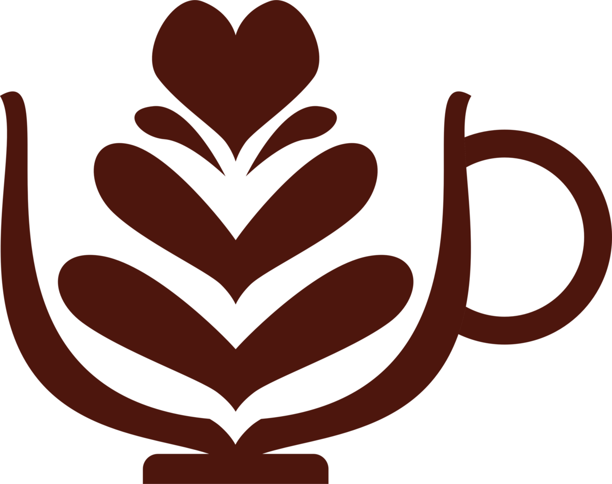 cup of coffee with heart png