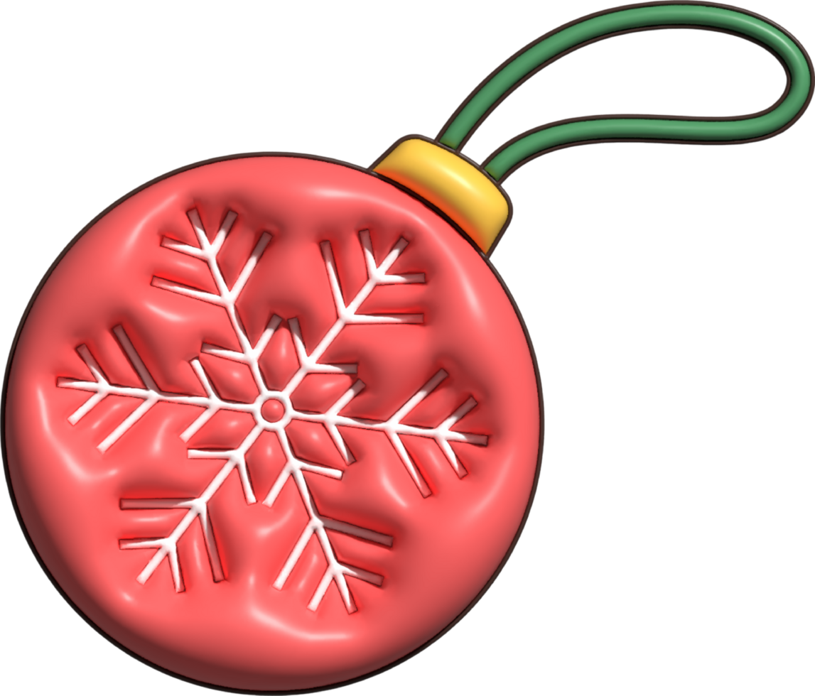 Christmas ball decoration png