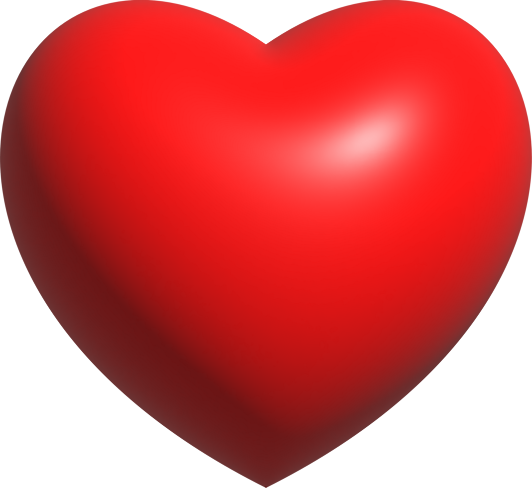 a red heart on a transparent background png
