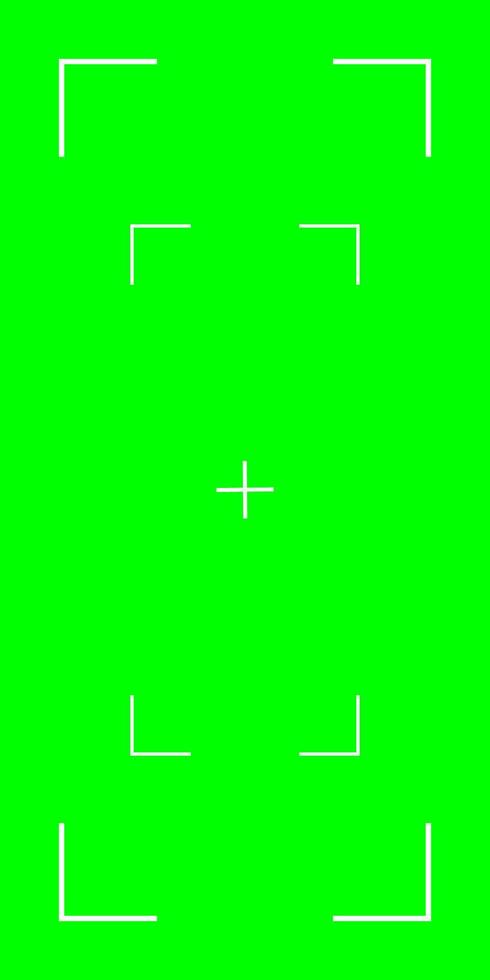Vertical green background for chroma key effects. Used in social media production for adding VFX. vector