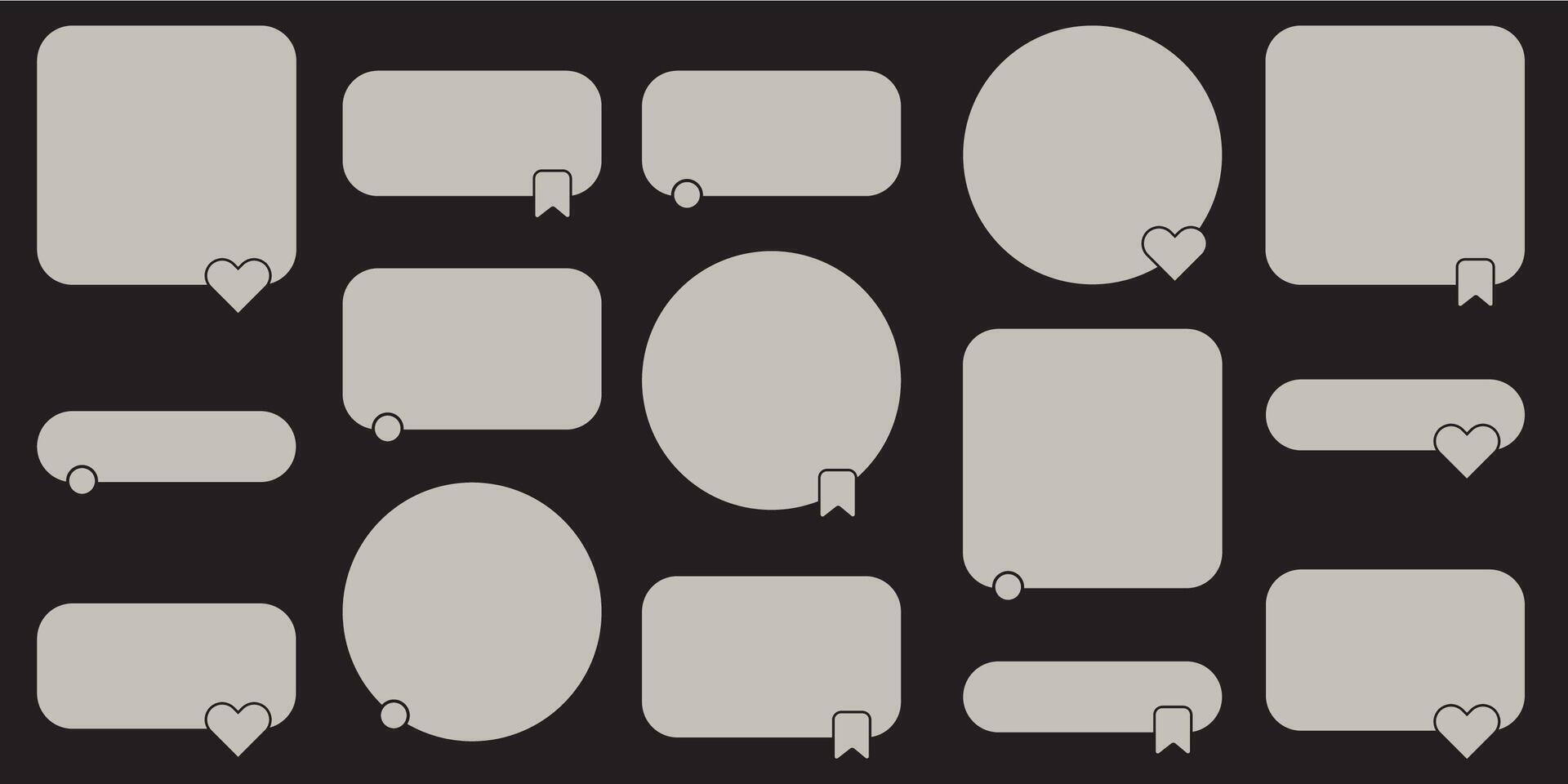 Customer review templates for social media. Beige square with speech bubble quotes, star ratings, and user icons. Ideal for feedback posts and testimonials. vector
