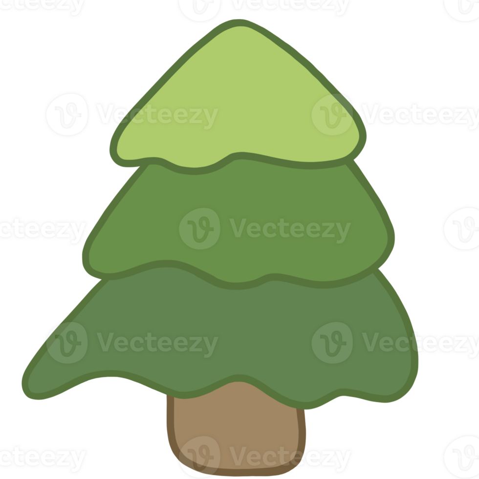 green pine tree clip art png