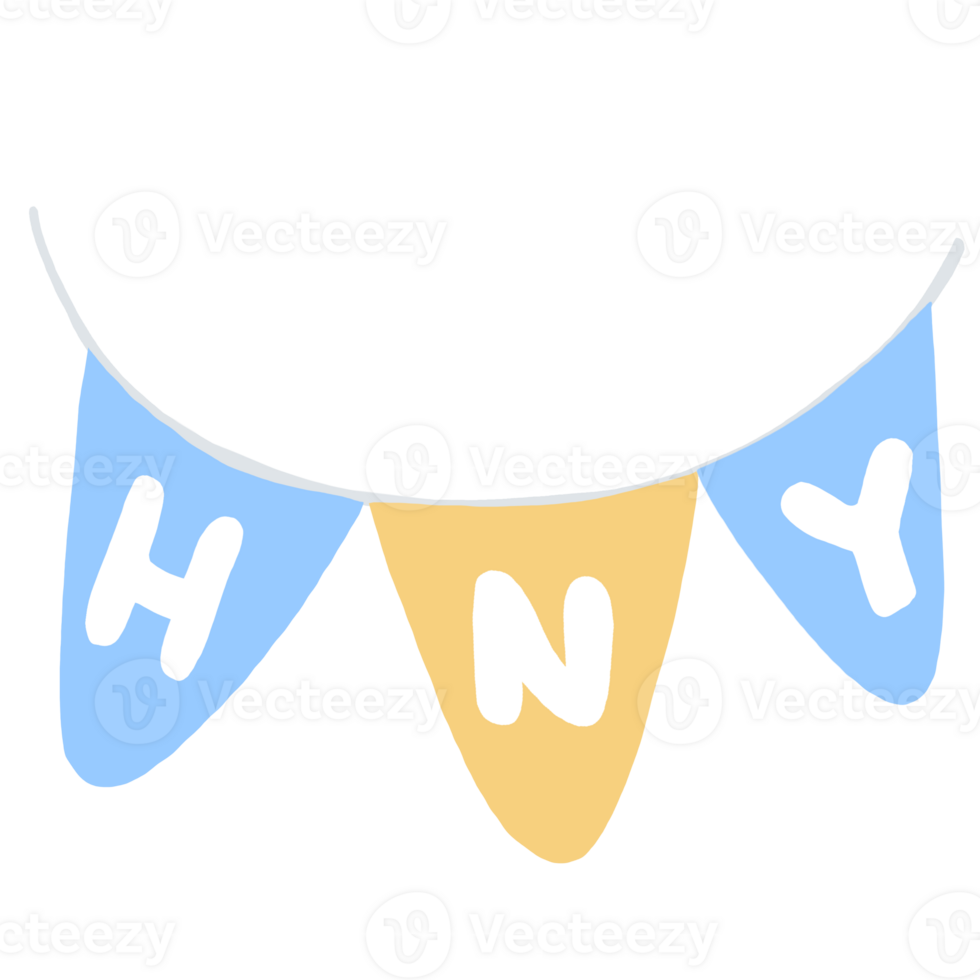 happy new year banner clipart png