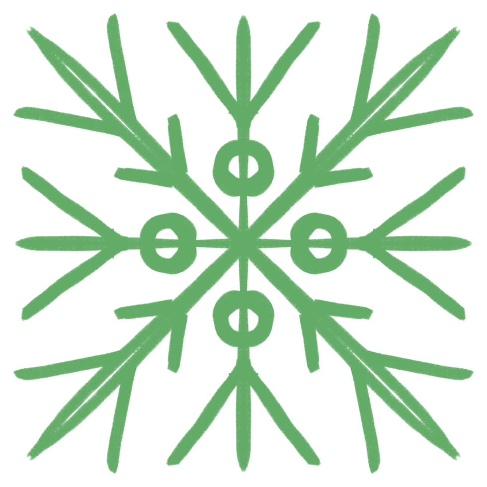 snowflake clip art green snowflake png