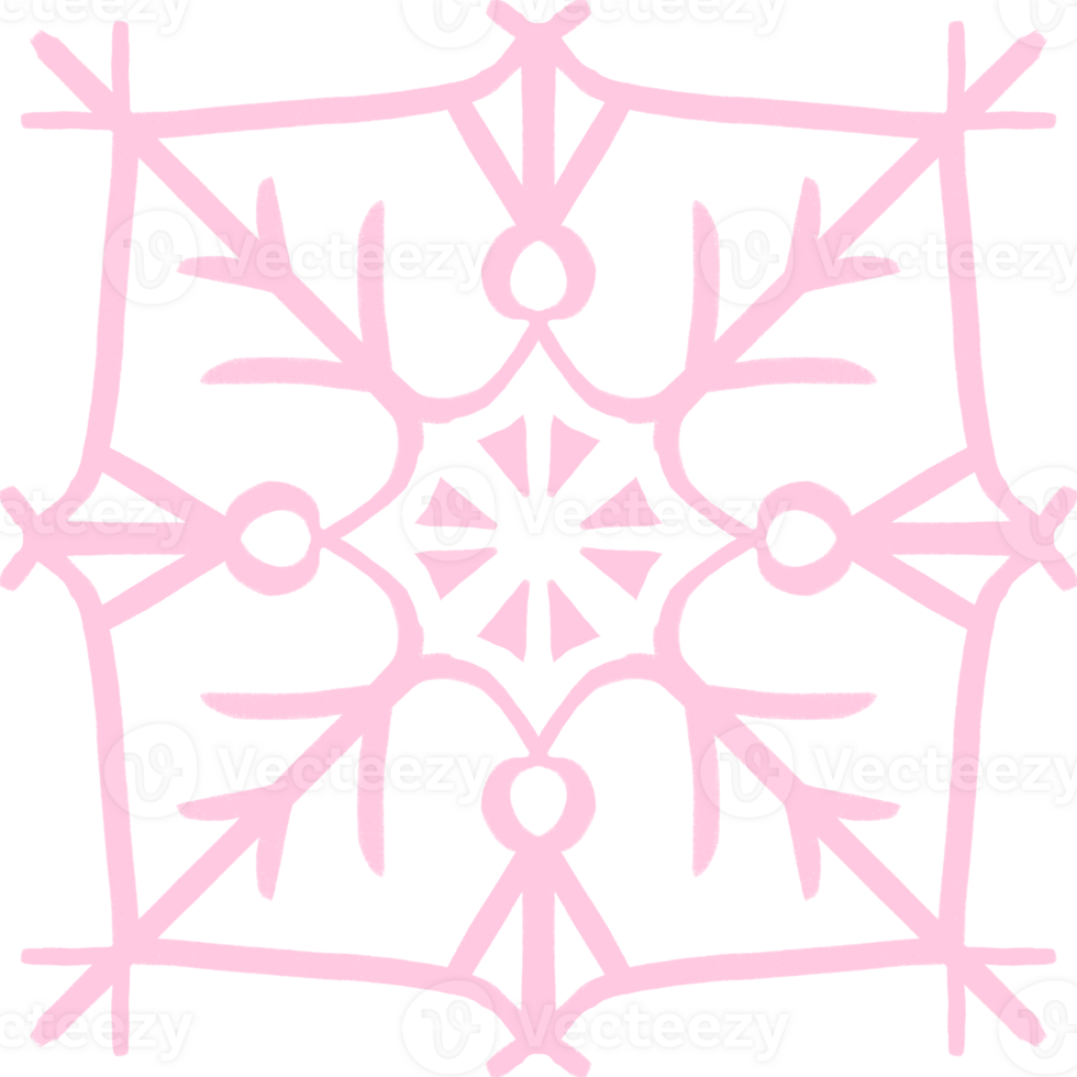 snowflake pattern clipart png