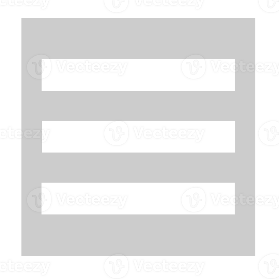 Hamburger menu bar line icon png