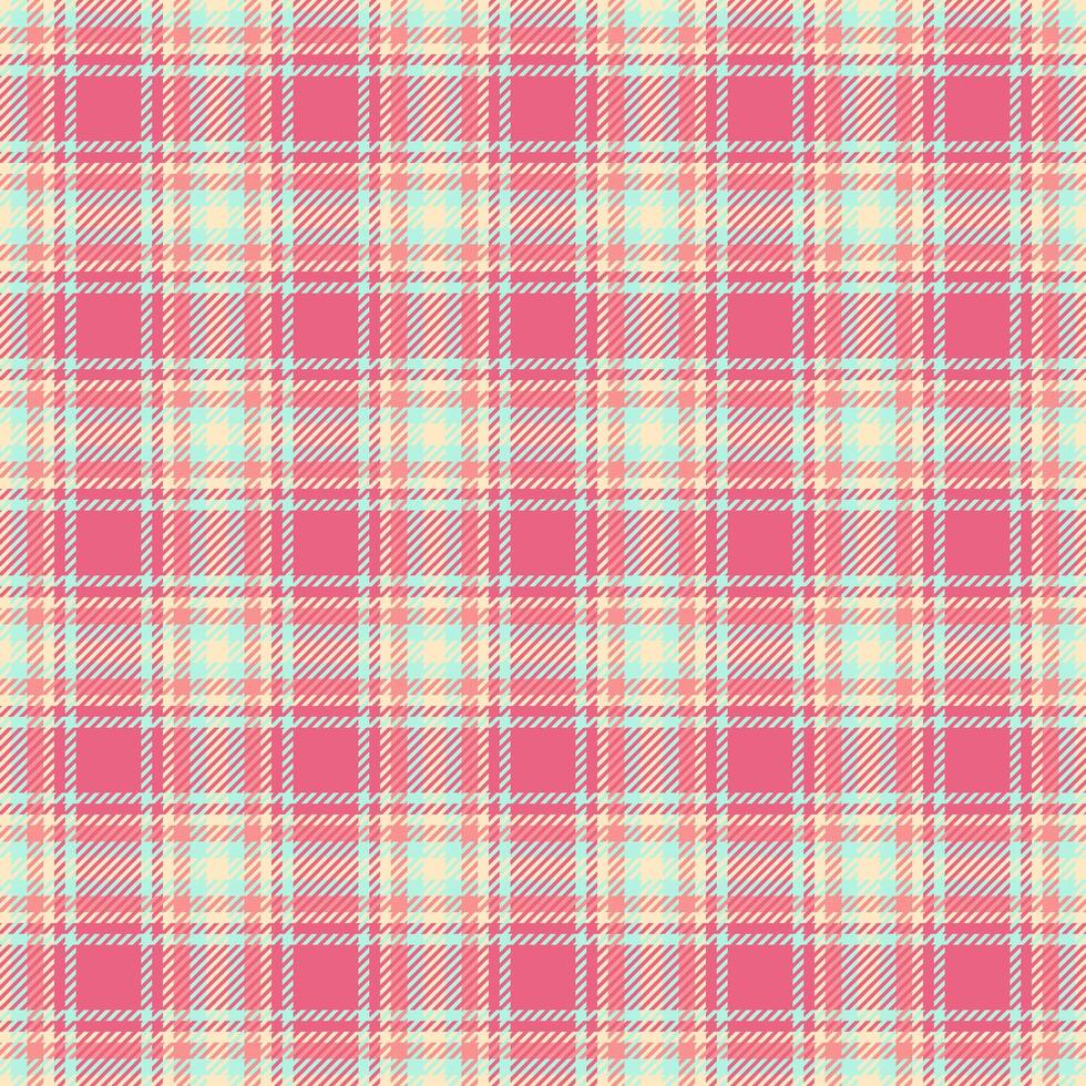 Repeating textile tartan background, majestic seamless texture . Intense plaid pattern check fabric in red and light colors. vector