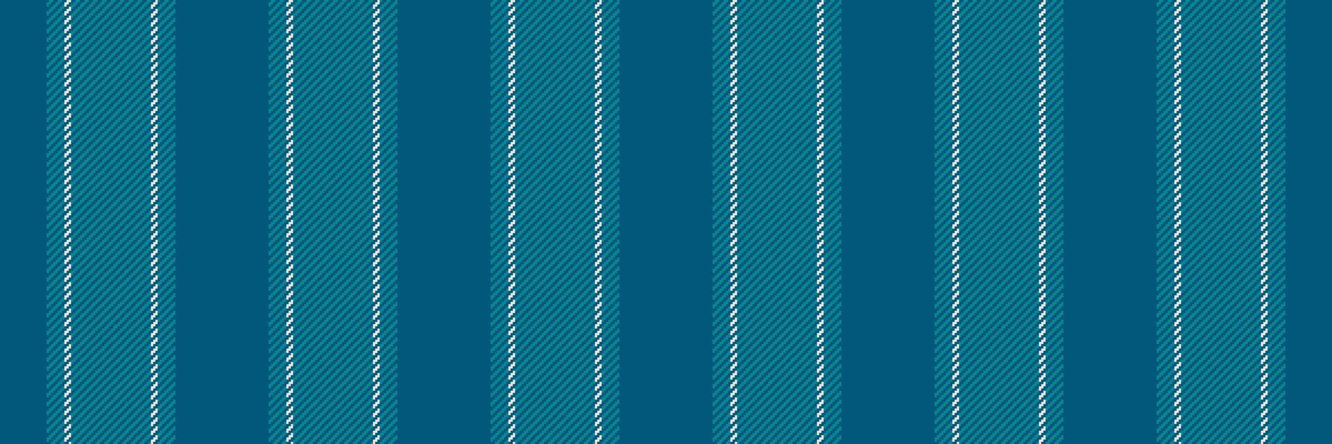 Valentines day fabric vertical stripe, furniture seamless textile pattern. Hoyal background texture lines in cyan and white colors. vector