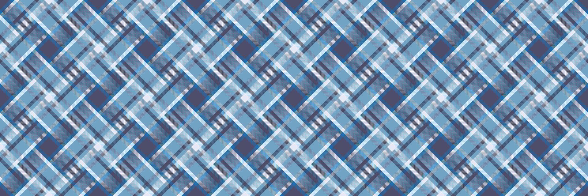 Path check plaid texture, factory fabric tartan. Tone background textile pattern seamless in cyan and pastel colors. vector
