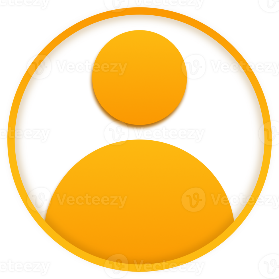 orange profile icon png