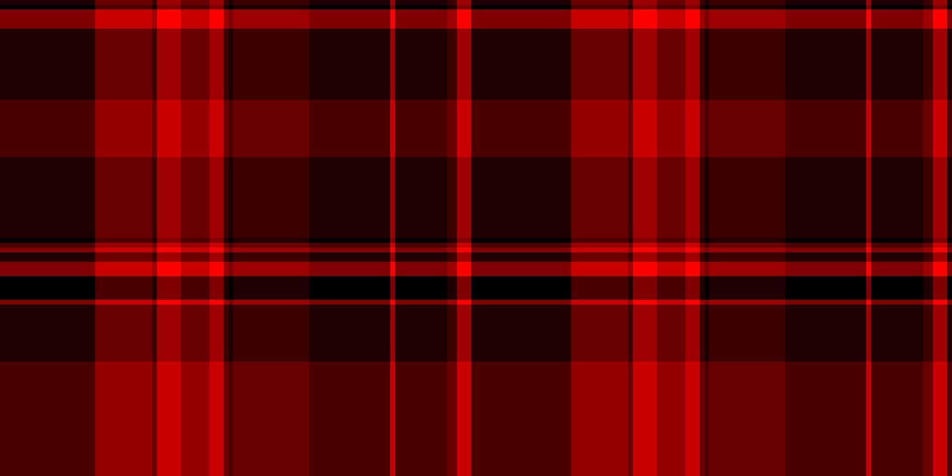 Sexual seamless tartan, patterned plaid pattern texture. Messy background fabric textile check in red and black colors. vector