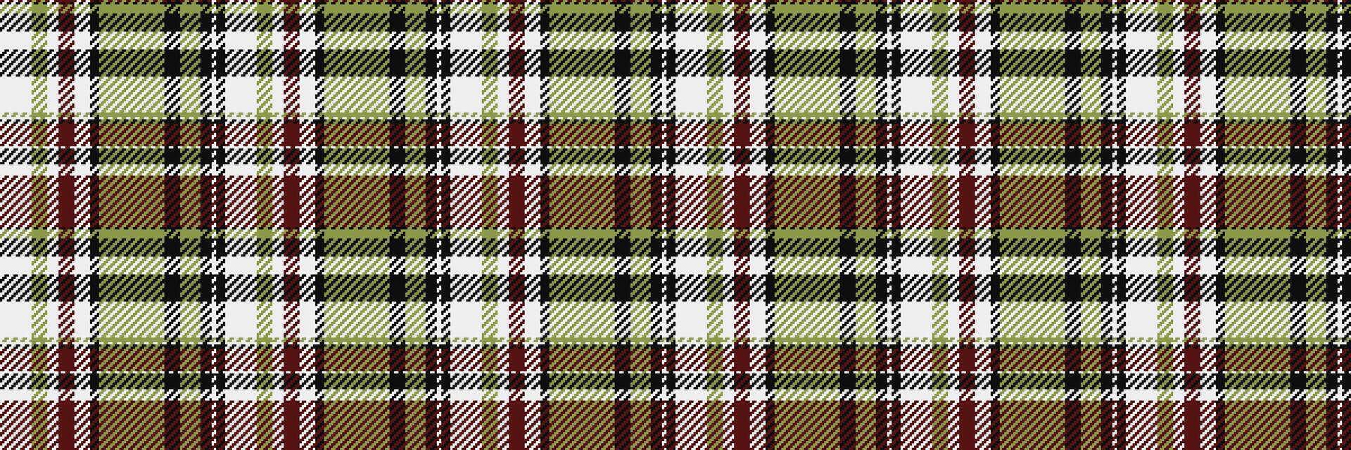 Messy pattern plaid tartan, old-fashioned texture background seamless. Close up fabric check textile in lime and white colors. vector