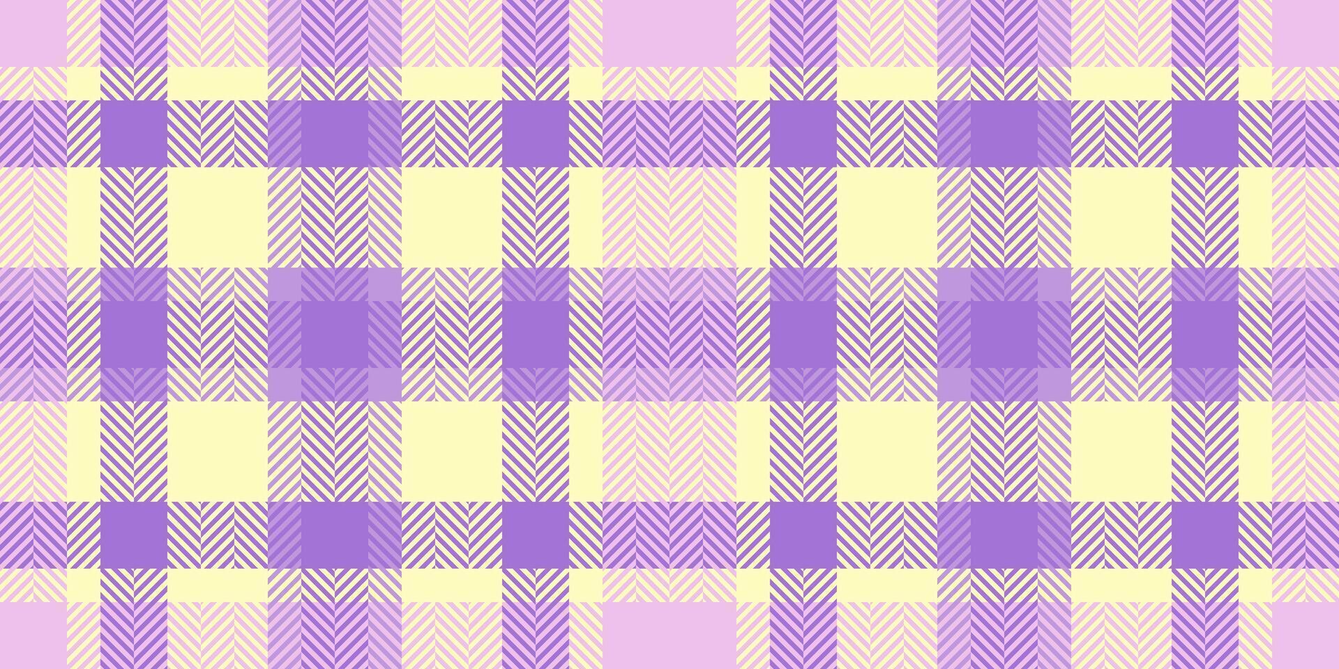 Calm plaid texture , poncho check tartan fabric. Drapery pattern background textile seamless in light and violet colors. vector