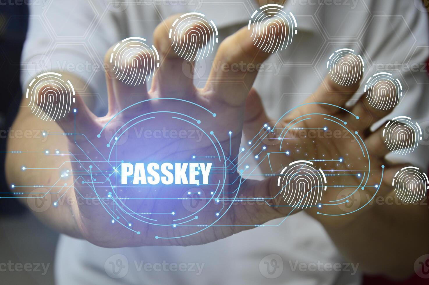 using Passkey instead of a code set for maximum security Biometric Lock photo