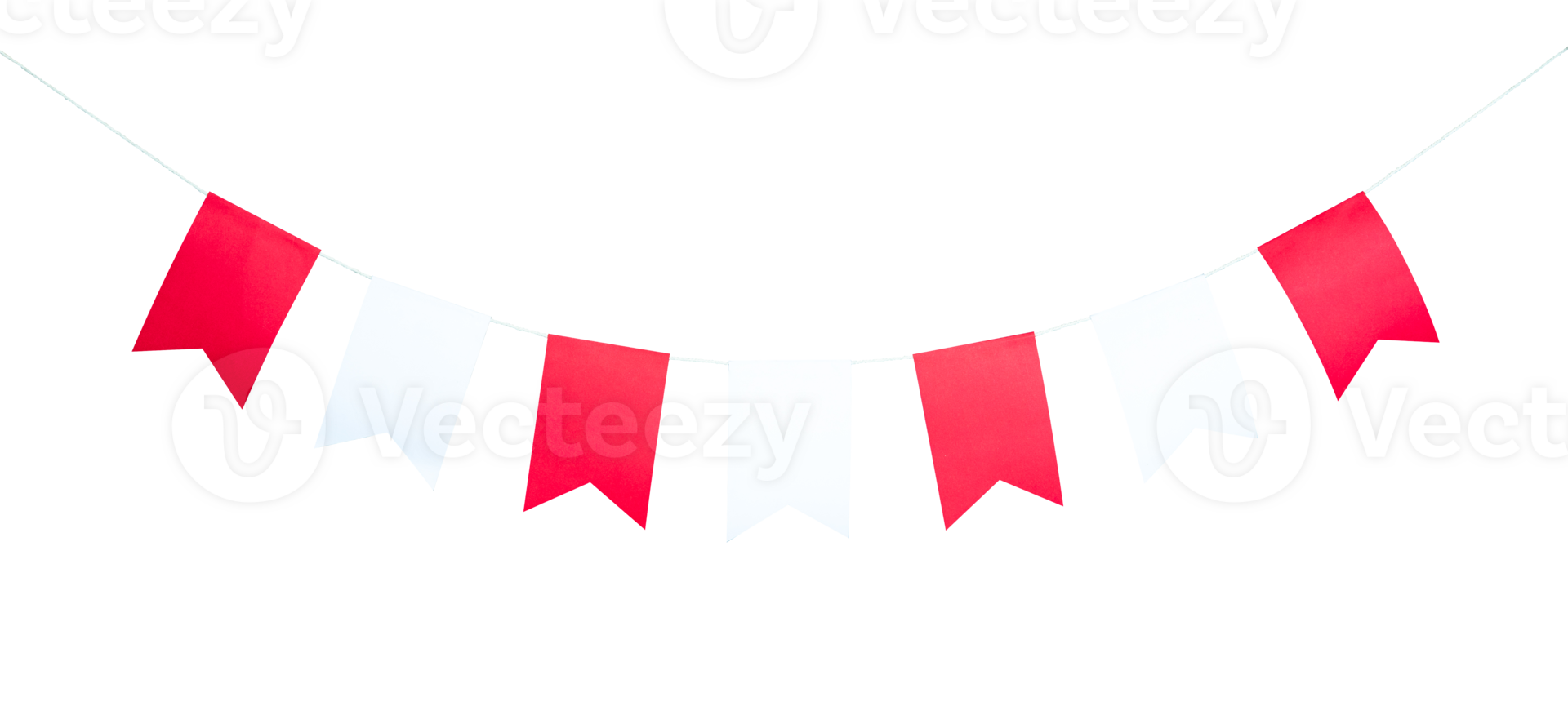 Celebration flag party border isolated png