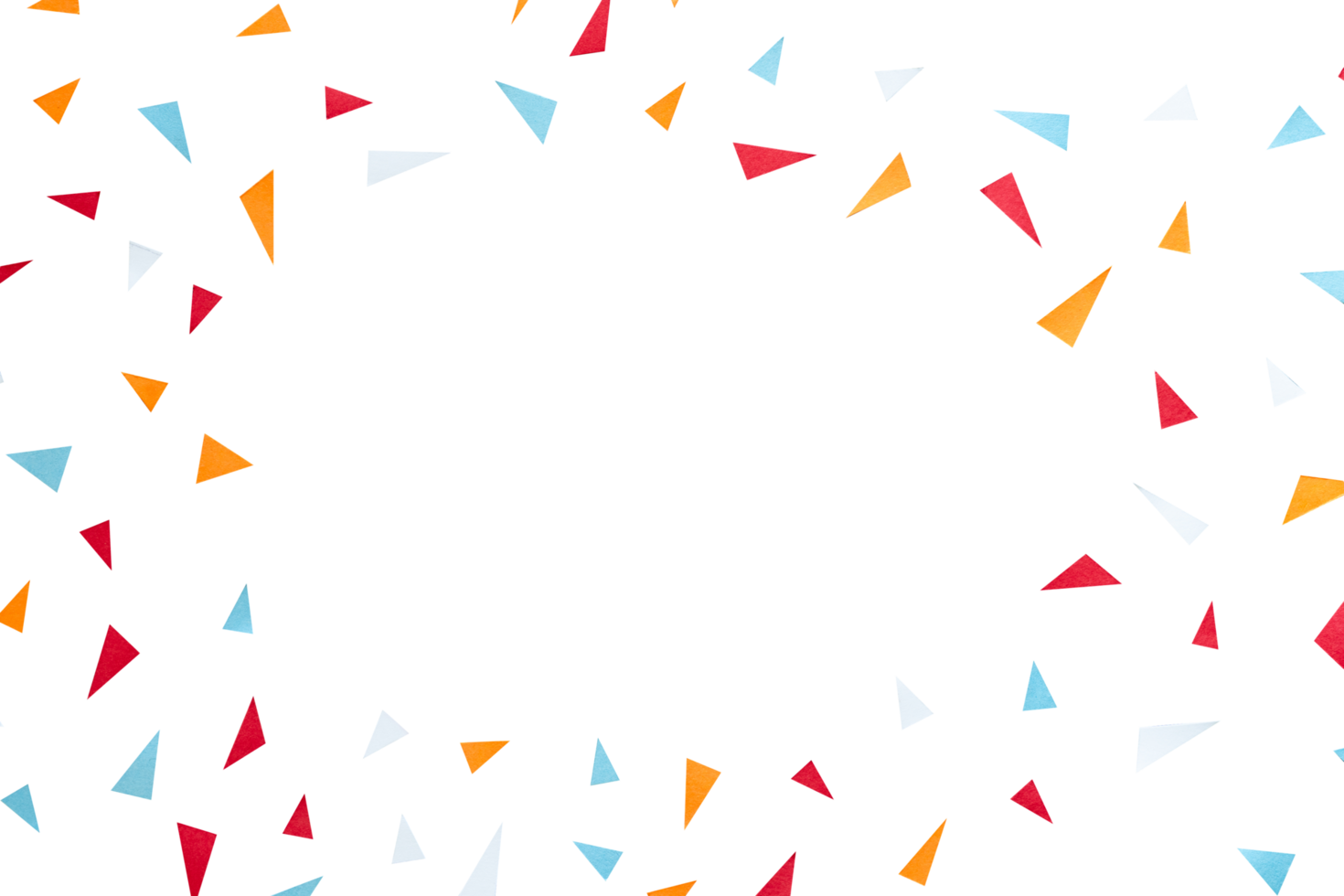 confetti frame decoration png